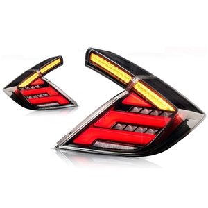 VLand LED Taillights - Honda Civic 16-21 w/ Sequential Turn Signals 5dr Hatch