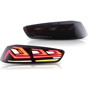 VLand LED Taillights - Mitsubishi Lancer 08-18 With Sequential Turn Signal Rear Lamp