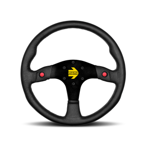 Momo MOD80 Steering Wheel 350 mm - Black Leather/Black Spokes