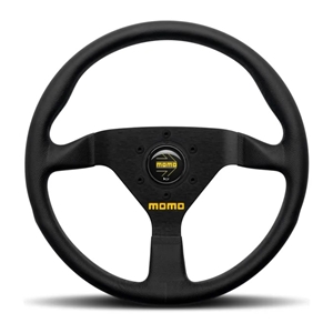 Momo MOD78 Steering Wheel 320 mm - Black Leather/Black Spokes