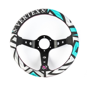 VERTEX LABYRINTH 330MM LEATHER STEERING WHEEL