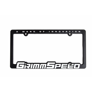 License Plate Frame - GrimmSpeed Text (Single)