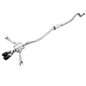 AWE Touring Edition Exhaust for 2015+ VA WRX Sedan - Chrome Silver Quad Tips (102mm)