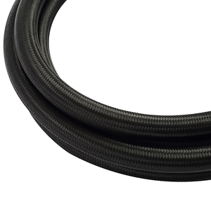 Mishimoto -10AN Braided Line, Black Nylon - 6ft