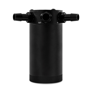 Mishimoto XL Compact Baffled Oil Catch Can, 3-Port