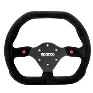 SPARCO STEERING WHEEL 310X260 SUEDE BLACK