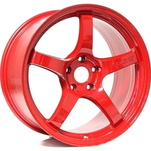 Gram Lights 57CR 15x8.0 +28 4-100 Milano Red Wheel