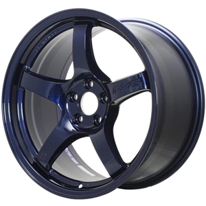 Gram Lights 57CR 15x8.0 +35 4-114.3 Eternal Blue Pearl Wheel