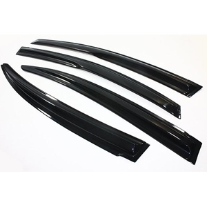 JDM Thin Window Visors - Honda Civic Coupe 16-21 Mugen Style 4 PIECE VERSION