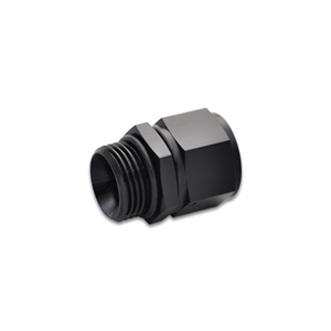 Female AN Flare to Male ORB Adapter; Female AN Size: -6AN; Male ORB Thread Size: 6 ORB (9/16