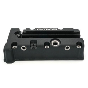 K-Tuned Vented Valve Cover - Wrinkle Black - FREE OIL CAP