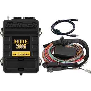 Haltech Elite 2500 T + Premium Universal Wire-in Harness Kit - Length: 2.5m (8')