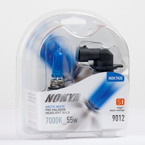 Nokya Arctic White Headlight Bulb 7000K - Stage 1 (9006/HB4 55w) 