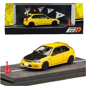 Hobby Japan Honda CIVIC (EK9) Todo-Juku / Tomoyuki Tachi (INITIAL D: Diorama Set with Driver Figure)