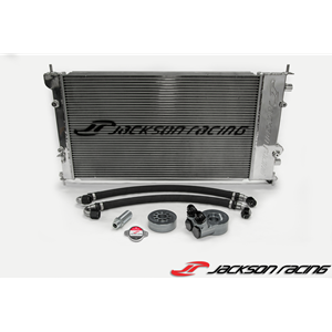 CSF High-Performance All Aluminum Radiator w/ Built-in Oil Cooler Exclusively for Jackson Racing- FRS/BRZ/GR86 