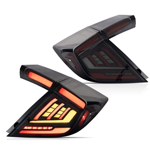 VLand LED Taillights - Honda Civic 16-21 w/ Dynamic Animation Breathing DRL 5dr Hatch 