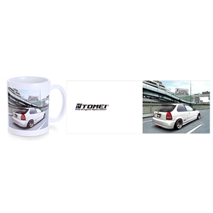 TOMEI COFFEE MUG WHITE EK9 CIVIC OSAKA-KANJO