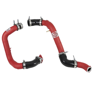 AFE/Takeda BladeRunner 2-1/4 IN & 2-1/2 IN Aluminum Hot and Cold Charge Pipe Kit Red Honda Civic 16-21 Civic Si 16-21 L4-1.5L (t)