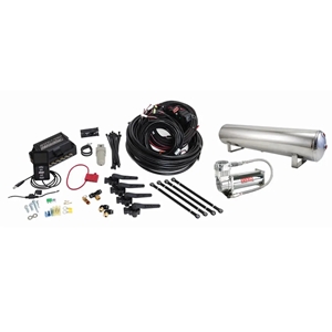 Airlift Performance 3H (1/4" Air Line, 4 Gallon 5-Port Polished Tank, VIAIR 444C Compressor)