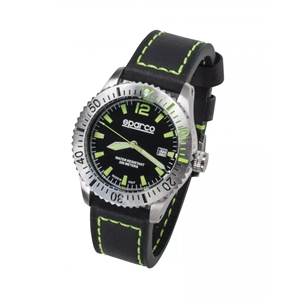 SPARCO WATCH STEEL GREEN