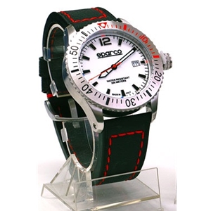 SPARCO WATCH STEEL RED