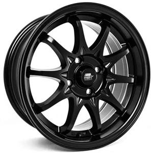MST Wheels MT04 - Matte Black - 15x7.0 4x100 Offset +35