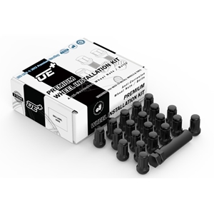 Superspeed Spline Lug Nuts w/Key - 12x1.25 - Black