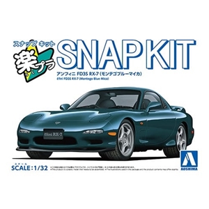 Aoshima 1/32 SNAP KIT #04-MB Efini FD3S RX-7 (Montego Blue Mica)