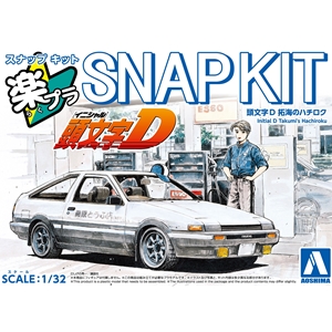 Aoshima 1/32 SNAP KIT #CM-1 Initial D Takumi's Hachiroku
