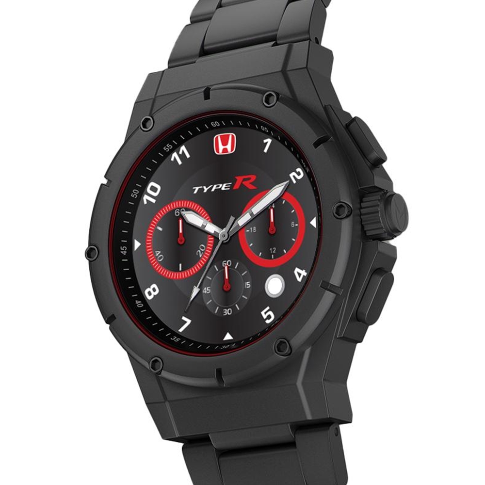 MSTR Honda TypeR Watch MK4 BLACK STEEL BAND
