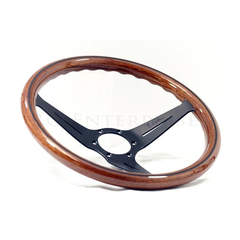 Garage16 - Nardi Deep Corn Steering Wheel - Wood with Black Spokes