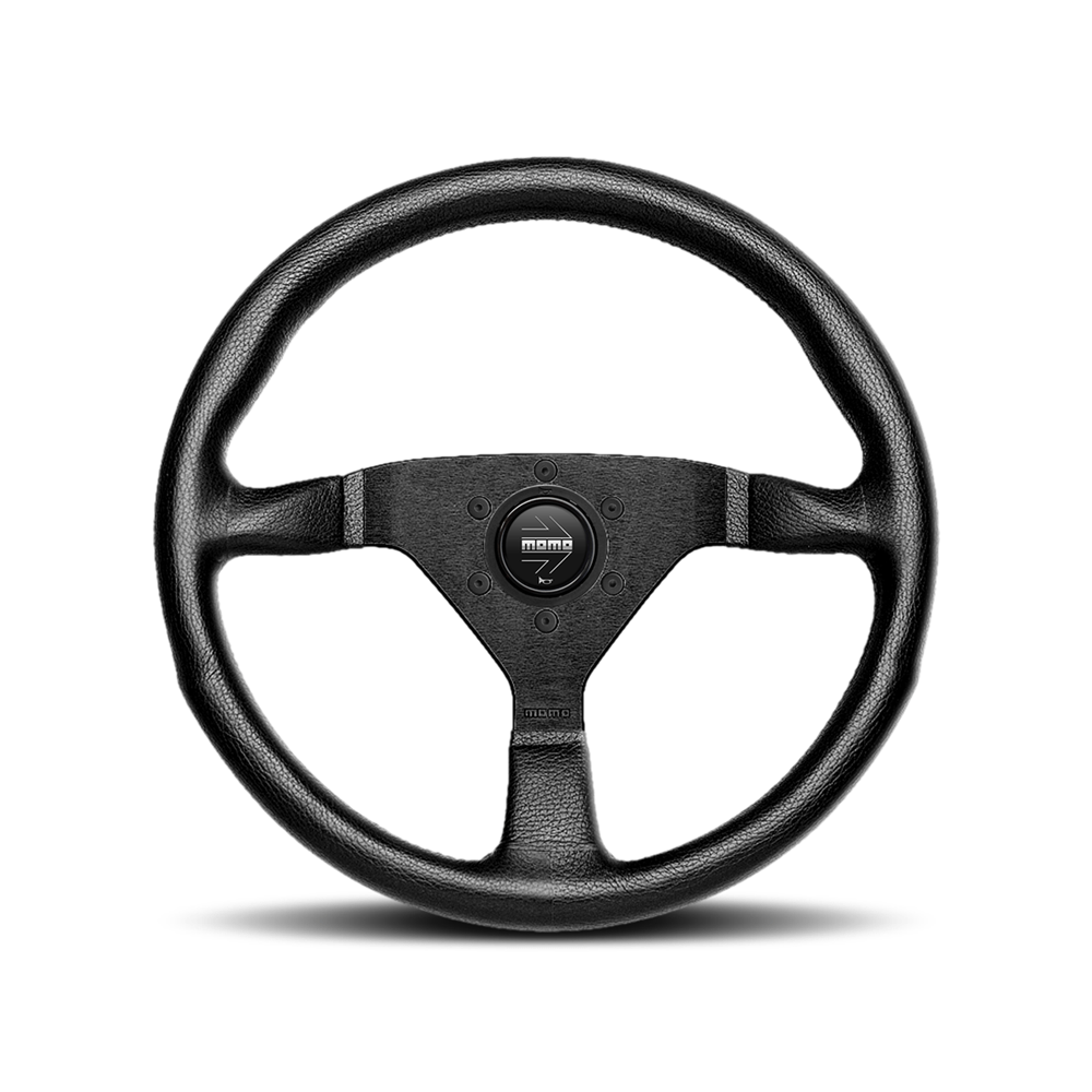 Garage16 - Momo Monte Carlo 350MM Black Alcantara W/Black Stitching
