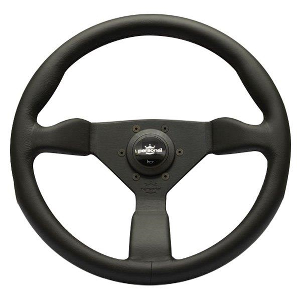 Garage16 - Personal Grinta Steering Wheel - Black Leather with