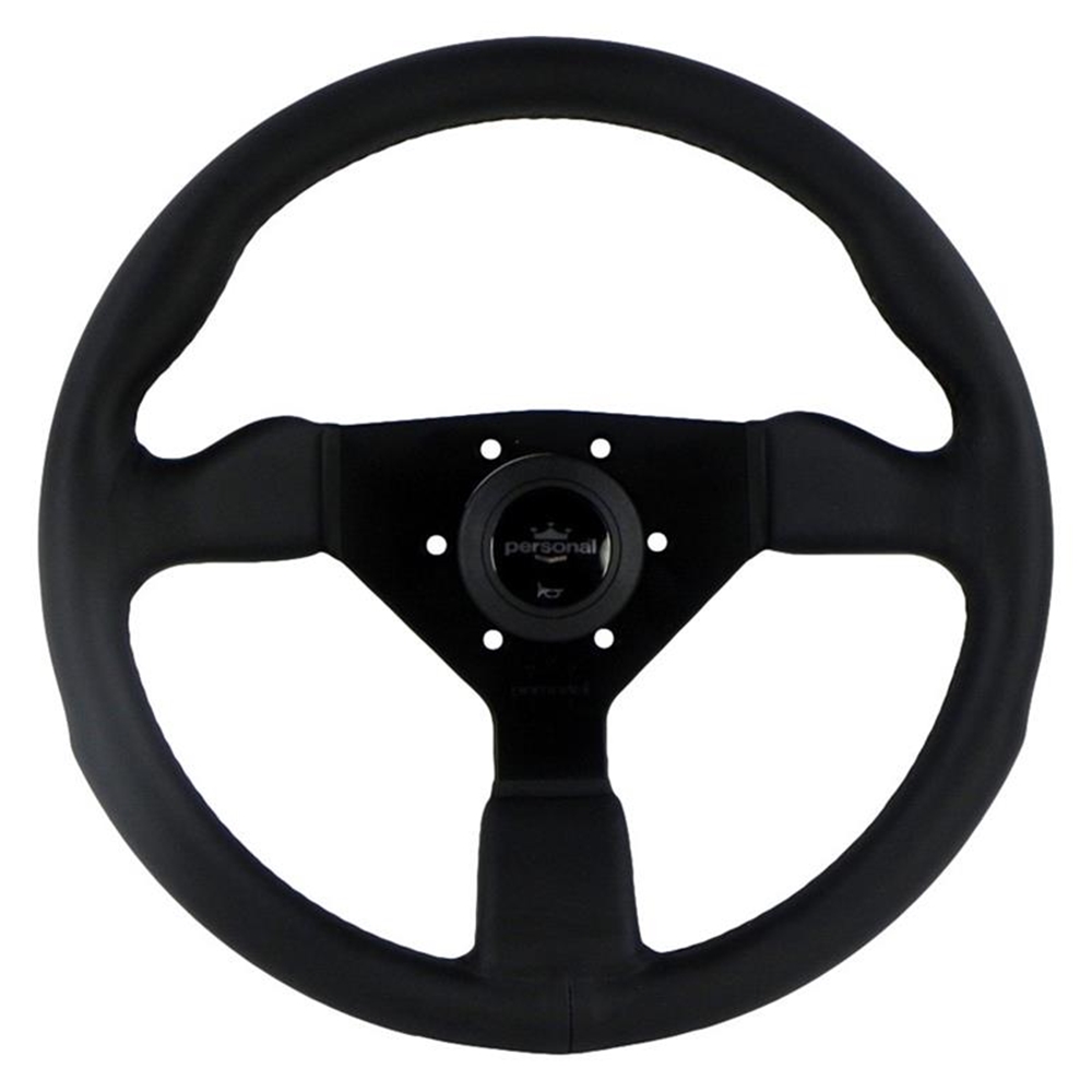 Garage16 - Personal Neo Grinta Steering Wheel - Black Leather with