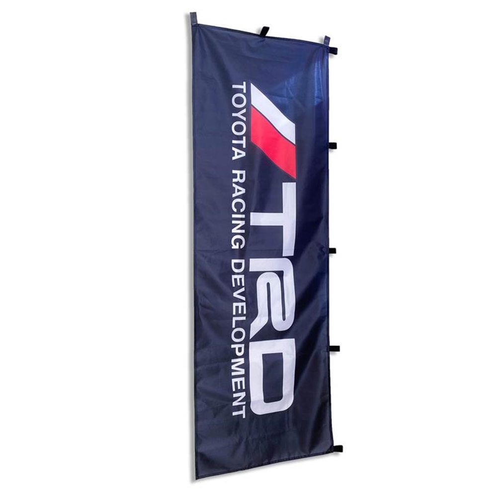 Drapeau Publicitaire Toyota 90x150 Cm - Bannière En Tissu, Thème Moto/VR46, Amovible, Fabriqué En France