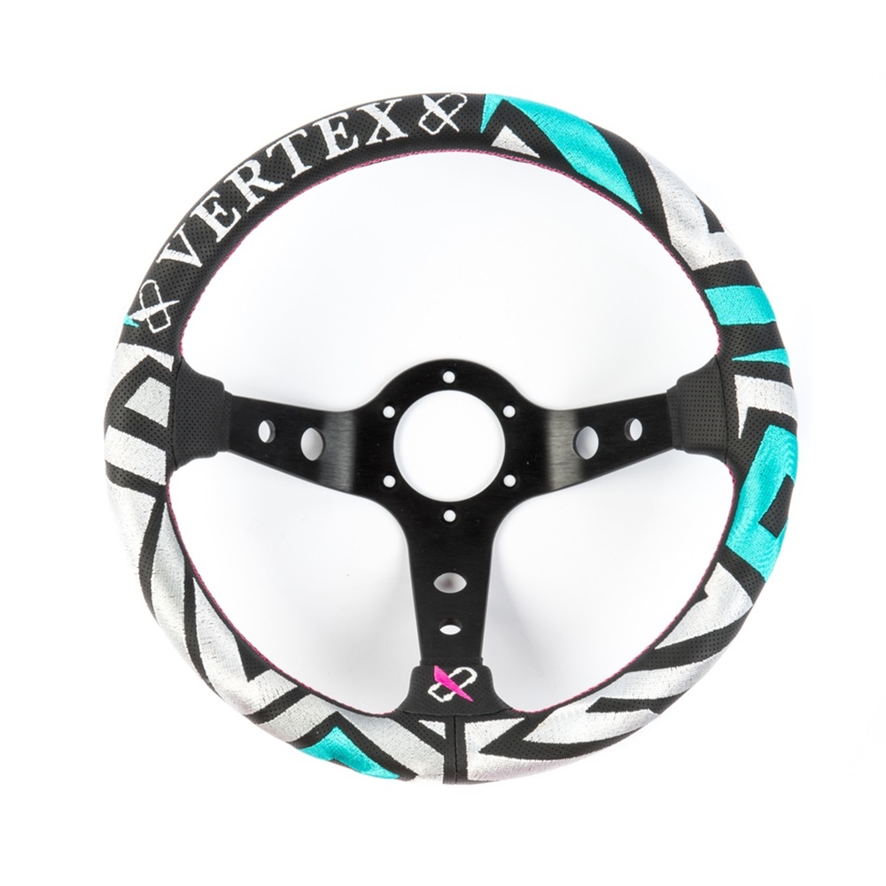 Garage16 - VERTEX LABYRINTH 330MM LEATHER STEERING WHEEL