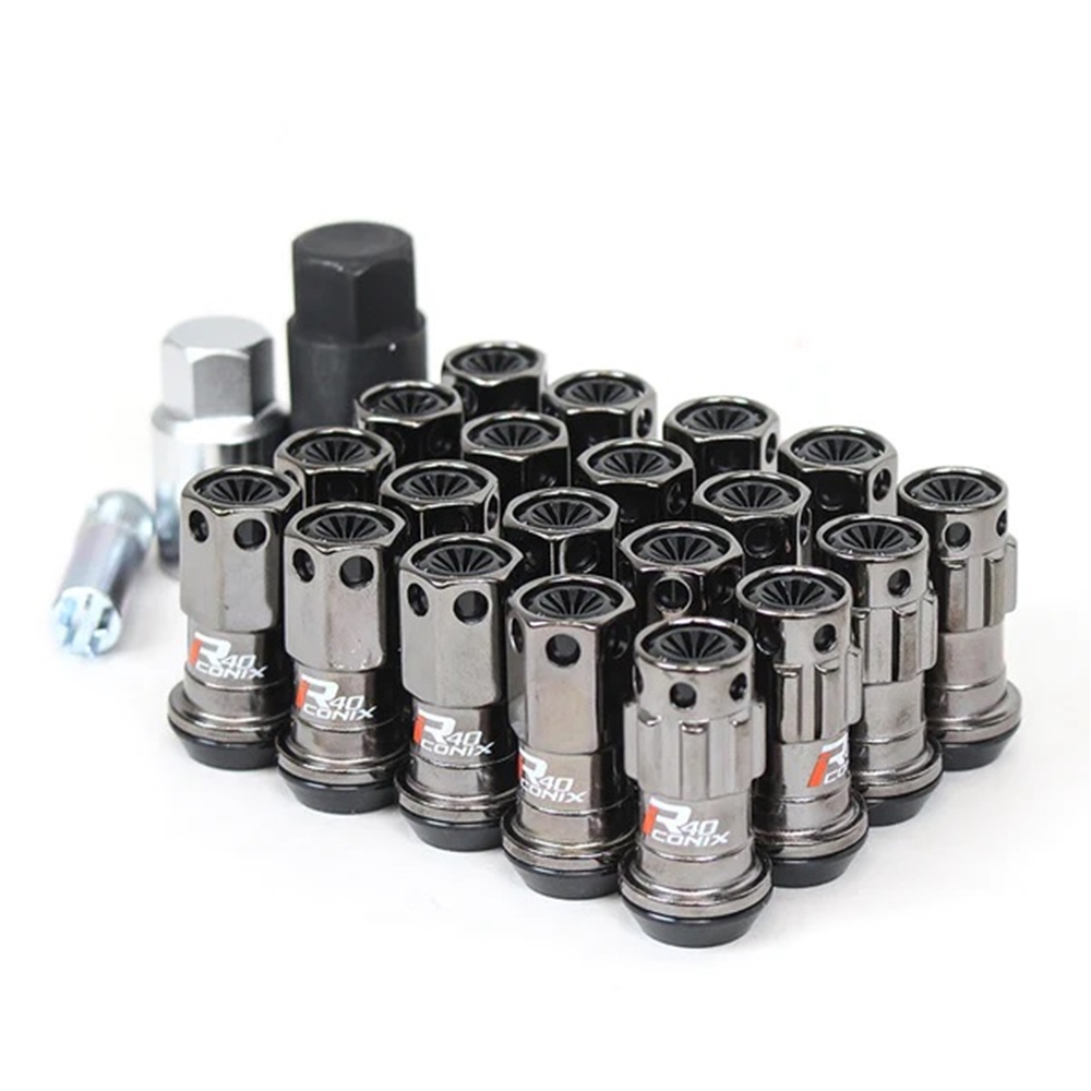 Garage16 - Project Kics 16+4 locks Black R40 Iconix W/ Plastic Cap