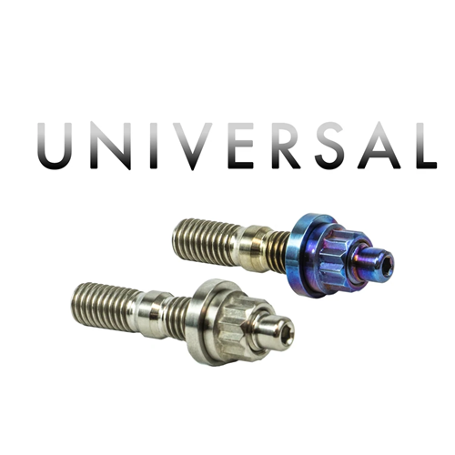 SpeedFactory Titanium BURNT Stud Kit - M8x1.25 -1pc  Nut, Stud, Washer For Exhaust or Intake