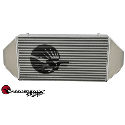 SpeedFactory Racing 850HP-1000HP Dual Backdoor Front Mount Intercooler - 3" inlet / 3" Outlet