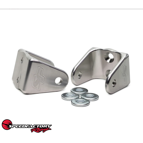 SpeedFactory Billet Honda AWD / FWD Rear Strange Engineering™ Shock Brackets , Sold as a pair