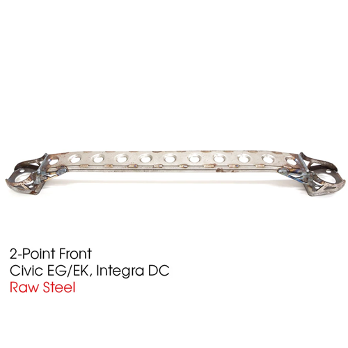 Circuit Hero Front 2-Point Strut Tower Bar - Acura Integra 94-01 & Honda Civic 92-00 - RAW