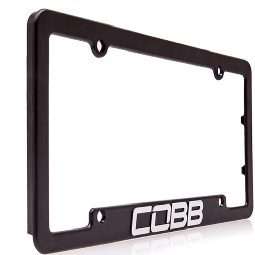 New COBB Black License Plate Frame