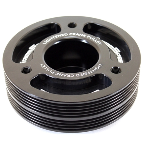 Lightweight Crank Pulley BLACK - Subaru All EJ Engines
