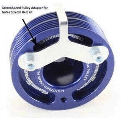 Crank Pulley Adapter for Gates Stretch Belt Kit - Subaru 08+EJ Engines
