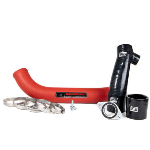 Top Mount Intercooler Charge Pipe Kit RED- Subaru 15+WRX