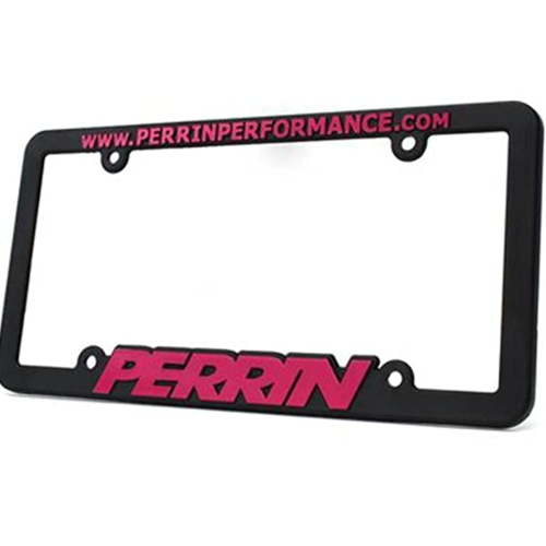 License Plate Frame Pink PERRIN