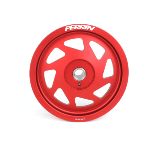 Crank Pulley for Subaru FA/FB Engines, Large Hub, Red
