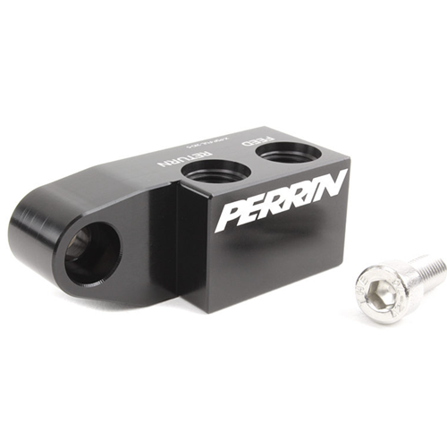 Junction Block for Side Feed Fuel Rail with Pass Through -6 Fittings
