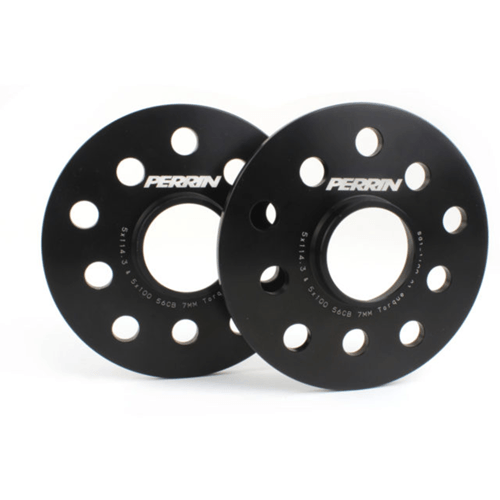 Wheel Spacers 7mm Slip-On Type for All Subaru w/56mm Hub Black