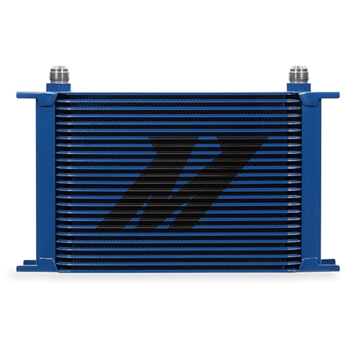 Mishimoto Universal 25-Row Oil Cooler, Blue